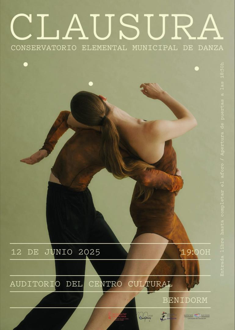 FESTIVAL FIN DE CURSO CONSERVATORIO DANZA JUEVES 12 DE JUNIO 19:00H